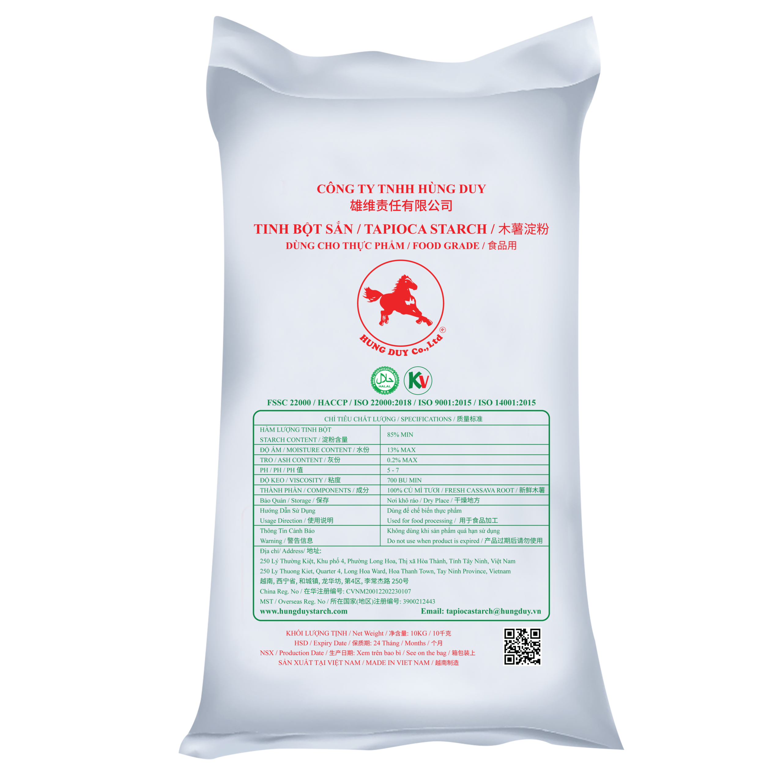 Tinh bột mì Ngựa Đỏ