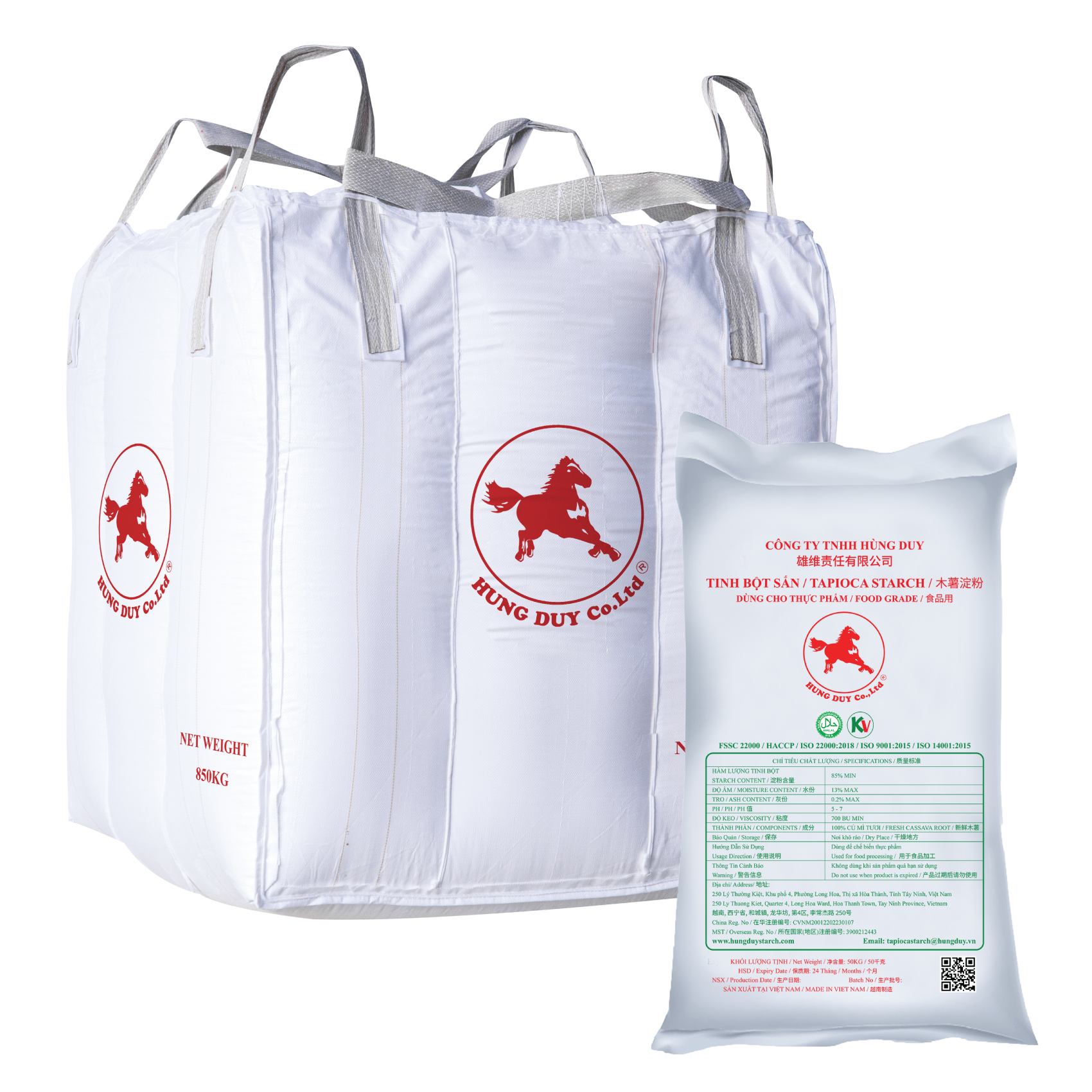 Tinh bột mì Ngựa Đỏ