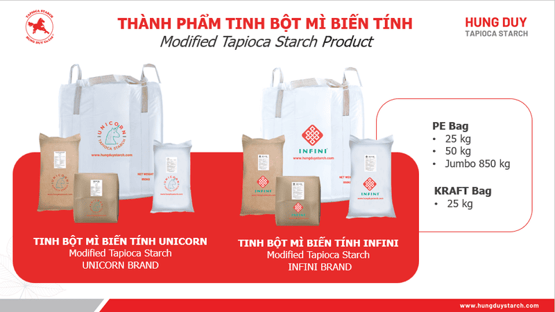 tinh bột biến tính làm chả cá