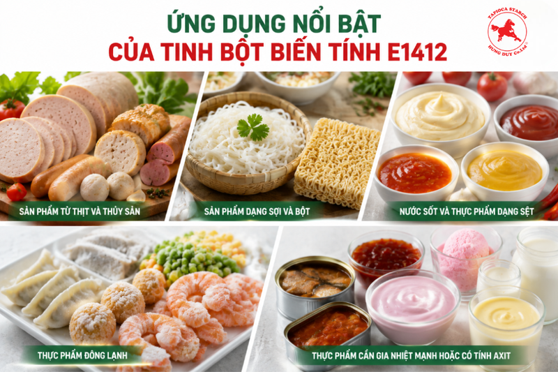 tinh bột biến tính e1412